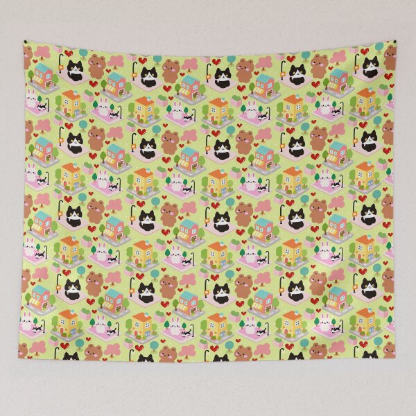 Item preview, Pet Village Wonderland Seamless  designed and sold by KJackArtwork.
