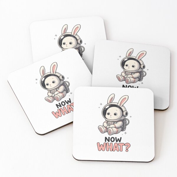 Item preview, Confused Bunny Astronaut Now What designed and sold by Gentlestate.