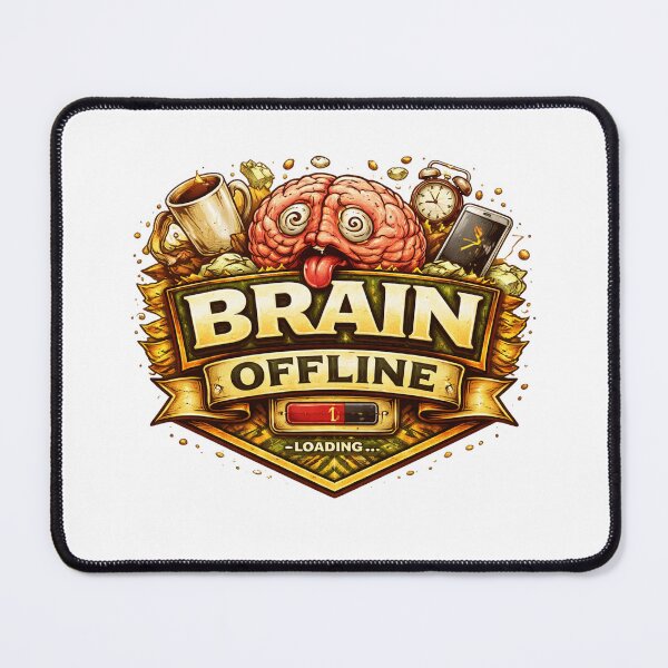 Item preview, Brain Offline designed and sold by Throwing-Corn.