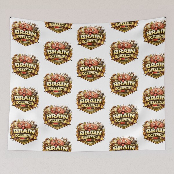 Item preview, Brain Offline designed and sold by Throwing-Corn.