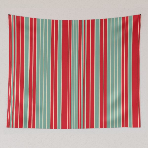 Item preview, Retro red color stripes bold vintage pattern designed and sold by WildHugeDot.