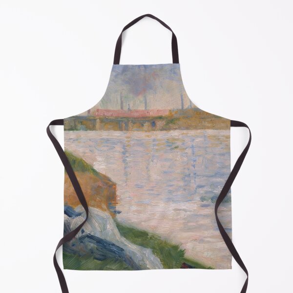 Item preview, Clothes on the Grass by Georges Seurat: Neo Impressionist River Scene Poster designed and sold by artofuniverse.