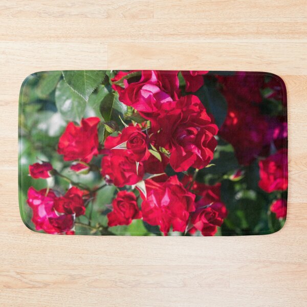 Item preview, Vivid Carmine Red Roses in Bloom designed and sold by Georgia Mizuleva.