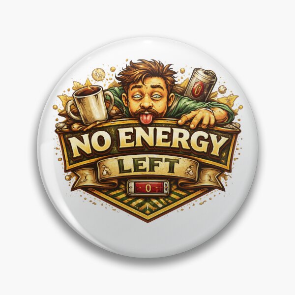 Item preview, No Energy Left designed and sold by Throwing-Corn.