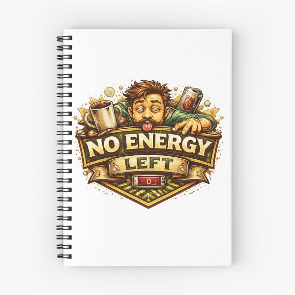 Item preview, No Energy Left designed and sold by Throwing-Corn.