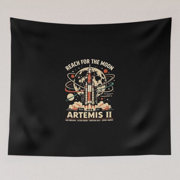 Item preview, Artemis II Mission, NASA Space Exploration Tee, Artemis 2, Space Lover, Science Lover Apparel designed and sold by zozozoshion.