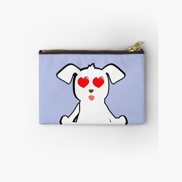 Item preview, Funny White Dog Winking Face designed and sold by MorphicMina.