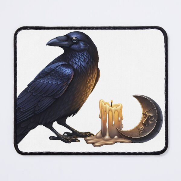 Item preview, Raven Candle Moon Relic designed and sold by IllumeInk.