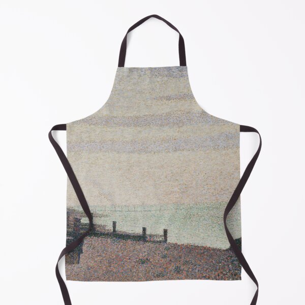 Item preview, Evening Honfleur by Georges Seurat: Neo Impressionist Coastal Fine Art Print designed and sold by artofuniverse.