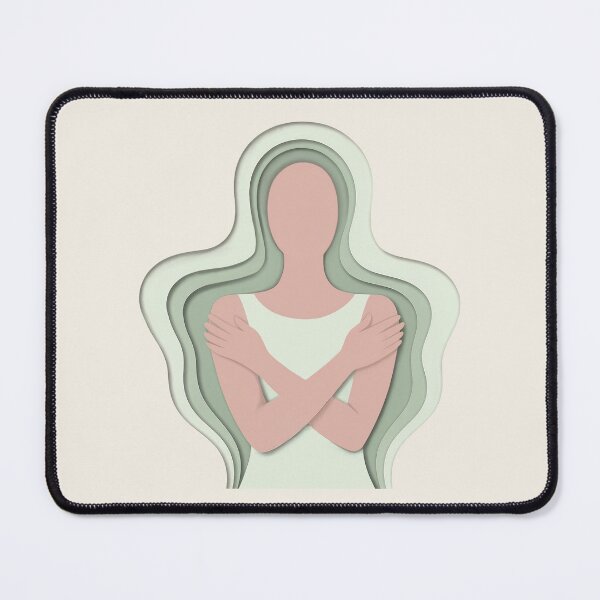 Item preview, Self Hug Self Love Minimal Wellness Art designed and sold by TrendMorphic.