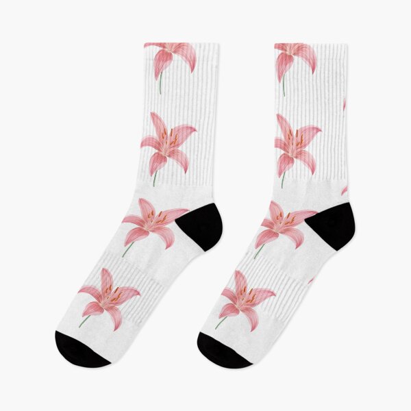Item preview, Pink lily flower designed and sold by uunaa.