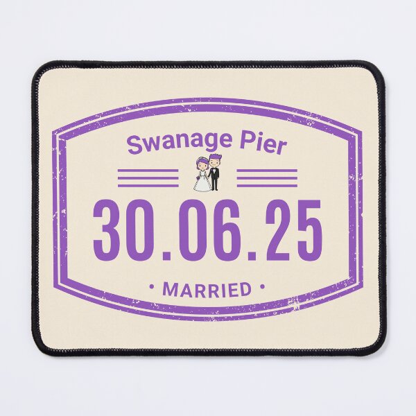 Item preview, Personalised Wedding collection - contact me if you would like your own dates, events and locations on clothing or household goods. designed and sold by Teacuppupdesign.