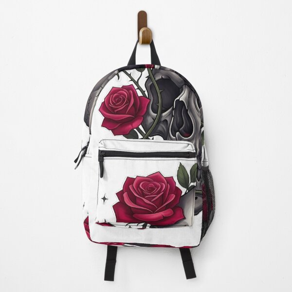 Item preview, Gothic Skull Red Roses designed and sold by IllumeInk.