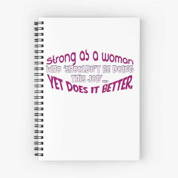 Item preview, Strong as a Woman – Yet Does It Better Funny Feminist Quote Design designed and sold by TestudoDesign.