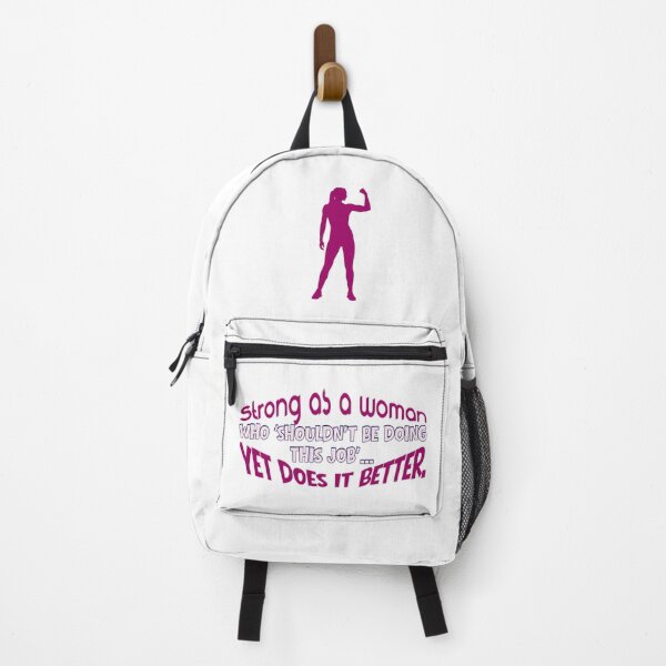 Item preview, Strong as a Woman – Yet Does It Better Funny Feminist Quote Design designed and sold by TestudoDesign.