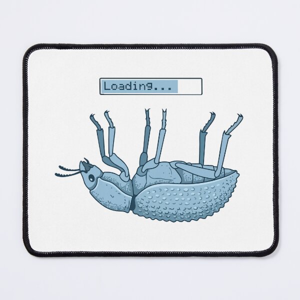Item preview, System Rebooting Blue Death Feigning Beetle designed and sold by Petzzz.