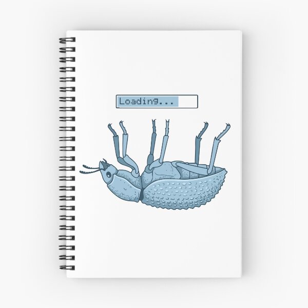 Item preview, System Rebooting Blue Death Feigning Beetle designed and sold by Petzzz.