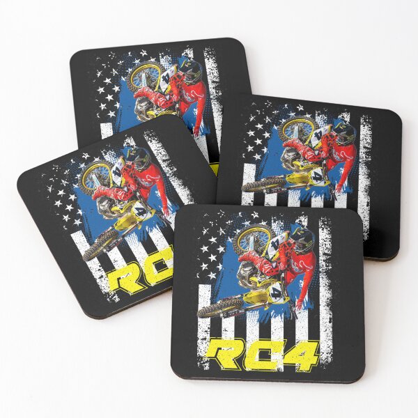 Item preview, RC4 USA Motocross Racing Tee designed and sold by FroggyBaBoy.