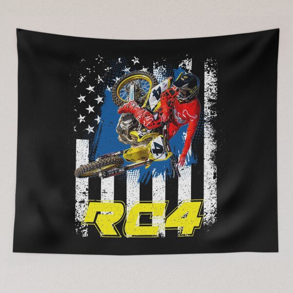 Item preview, RC4 USA Motocross Racing Tee designed and sold by FroggyBaBoy.