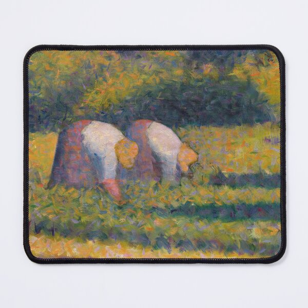 Item preview, Farm Women at Work by Georges Seurat: Neo Impressionist Fine Art Poster designed and sold by artofuniverse.