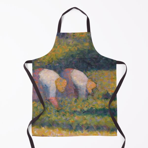 Item preview, Farm Women at Work by Georges Seurat: Neo Impressionist Fine Art Poster designed and sold by artofuniverse.