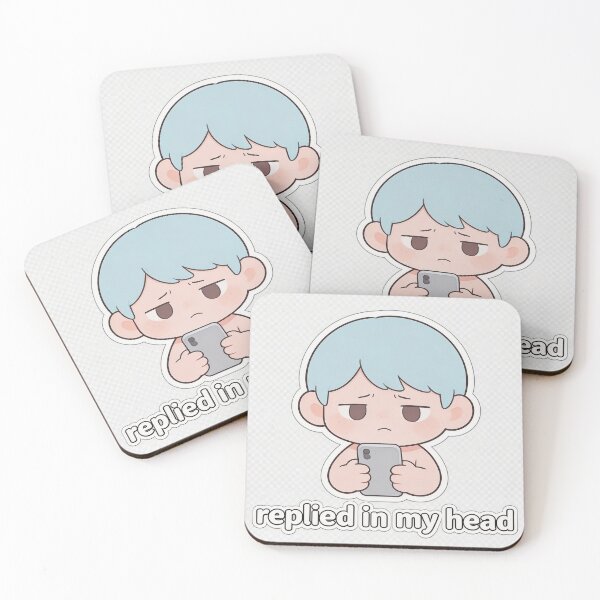 Item preview, Replied In My Head, Overthinking Mood designed and sold by CozyCramStudio.