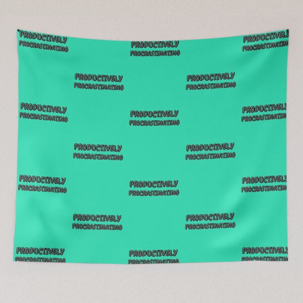 Item preview, Productively Procrastinating Funny Relatable Quote Design designed and sold by Snedsdigital.