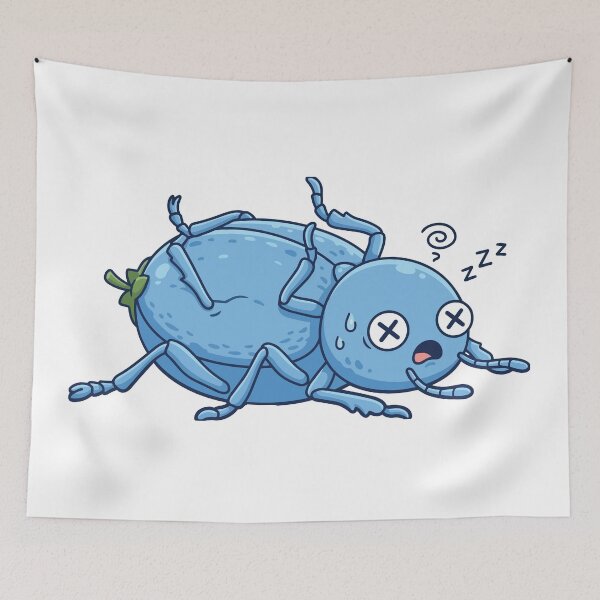 Item preview, The Drama Blueberry Blue Death Feigning Beetle designed and sold by Petzzz.