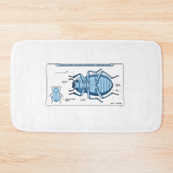 Item preview, Indestructible Blueberry Tank Blue Death Feigning Beetle designed and sold by Petzzz.