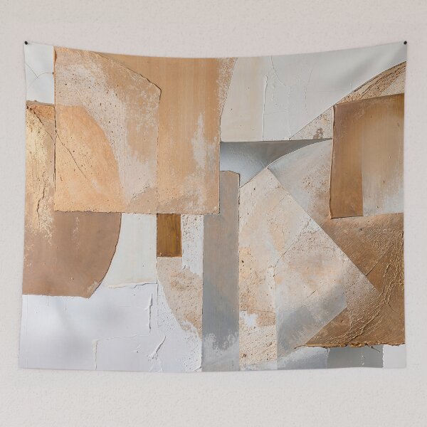 Item preview, Geometric metallic collage designed and sold by paulrommer.