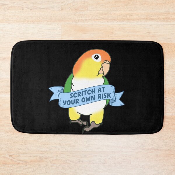 Item preview, Scritch At Your Own Risk - White bellied Caique designed and sold by FandomizedRose.
