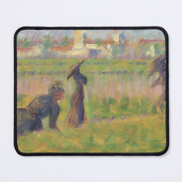 Item preview, Figures in a Landscape by Georges Seurat: Neo Impressionist Fine Art Print designed and sold by artofuniverse.