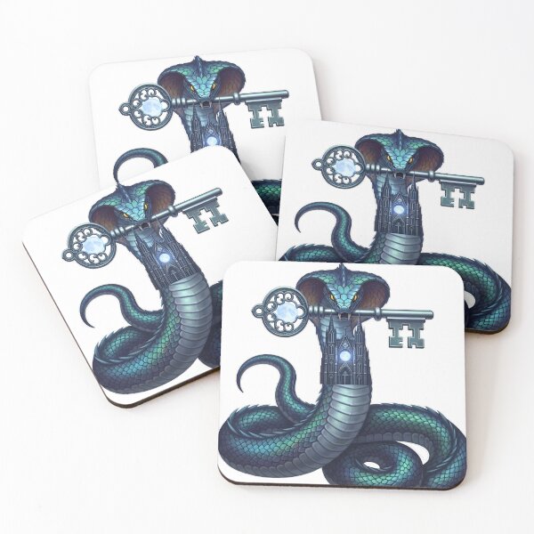 Item preview, Serpent Moon Cathedral Key designed and sold by IllumeInk.