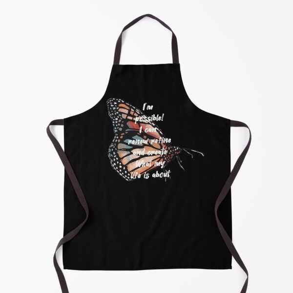 Item preview, Butterfly, silhouette, I’m possible I can renew refine and create what my life is about designed and sold by DebbieJoyArt.