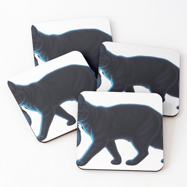 Item preview, Black Cat Blue Flame Lantern designed and sold by IllumeInk.