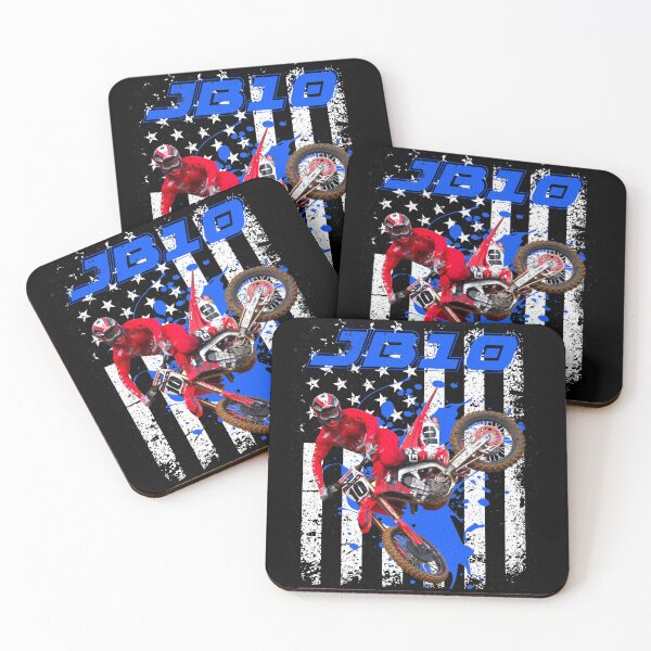 Item preview, JB10 Motocross USA Racing Tee designed and sold by FroggyBaBoy.