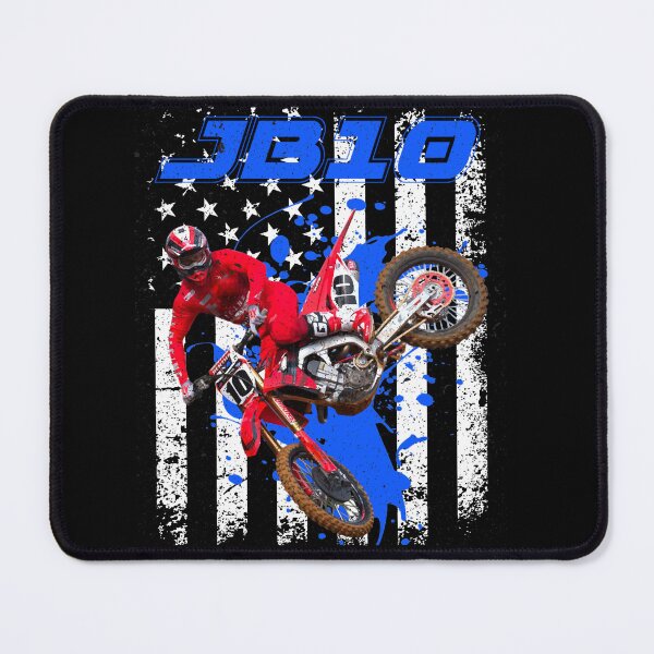 Item preview, JB10 Motocross USA Racing Tee designed and sold by FroggyBaBoy.