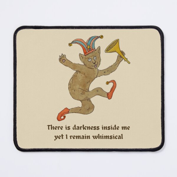 Item preview, funny medieval cat jester - whimsical designed and sold by CoolKittyCat8.