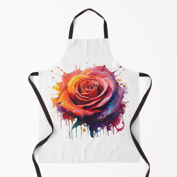 Item preview, Splash paint rose designed and sold by uunaa.