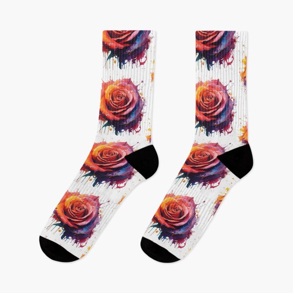 Item preview, Splash paint rose designed and sold by uunaa.
