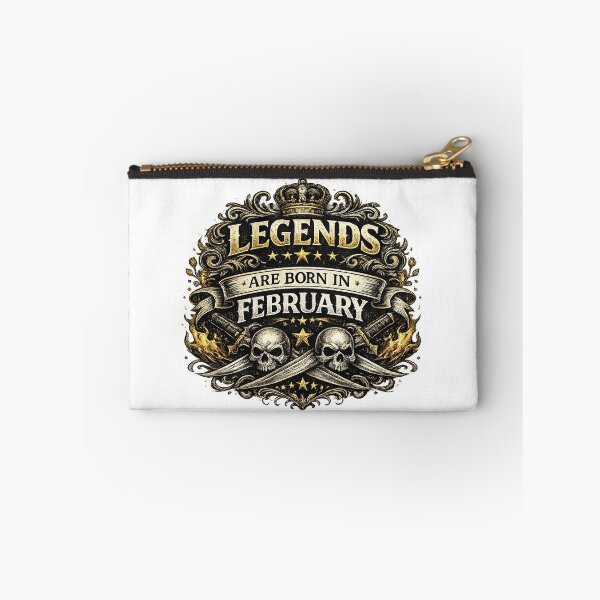 Item preview, Legends Are Born In February Vintage Masculine Typography Design | February Birthday Gift for Men designed and sold by Szapeee.