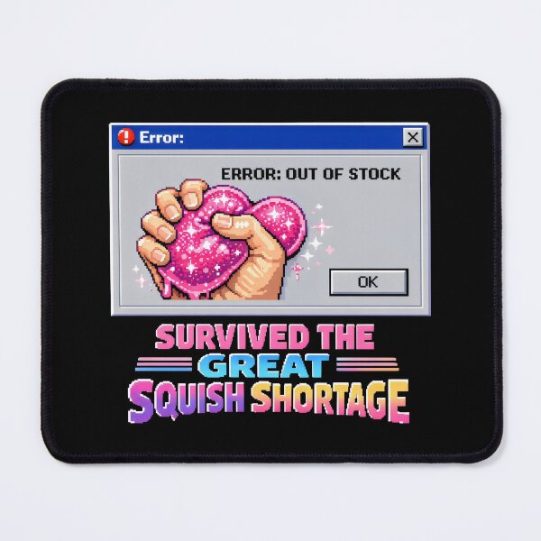 Item preview, Survived The Great Squish Shortage Retro Pixel Art designed and sold by SplashTastic.