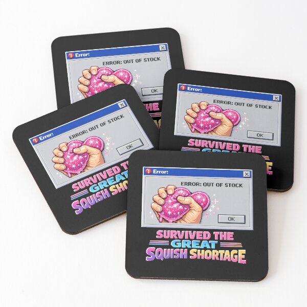 Item preview, Survived The Great Squish Shortage Retro Pixel Art designed and sold by SplashTastic.
