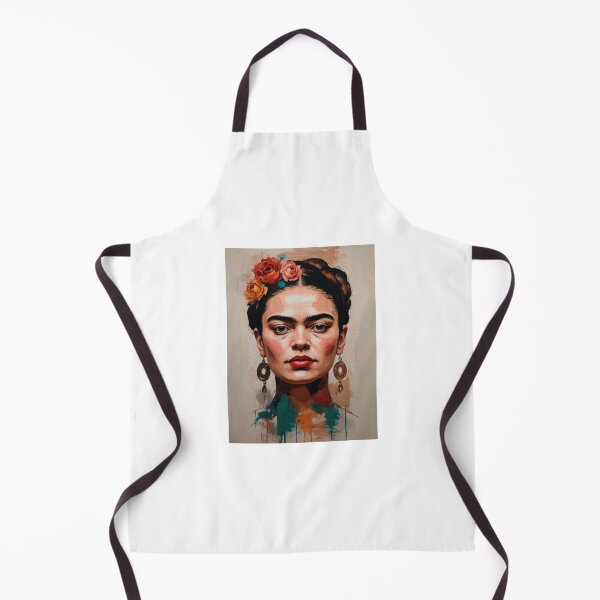 Item preview, Portrait of Frida Kahlo with roses designed and sold by paulrommer.