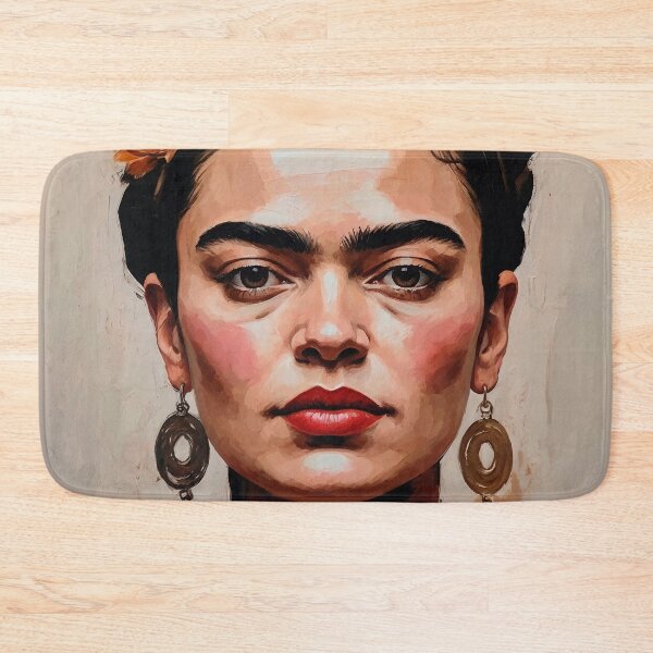 Item preview, Portrait of Frida Kahlo with roses designed and sold by paulrommer.