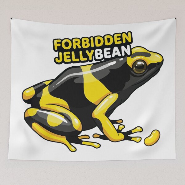 Item preview, Forbidden Jellybean Yellow Poison Dart Frog designed and sold by Petzzz.