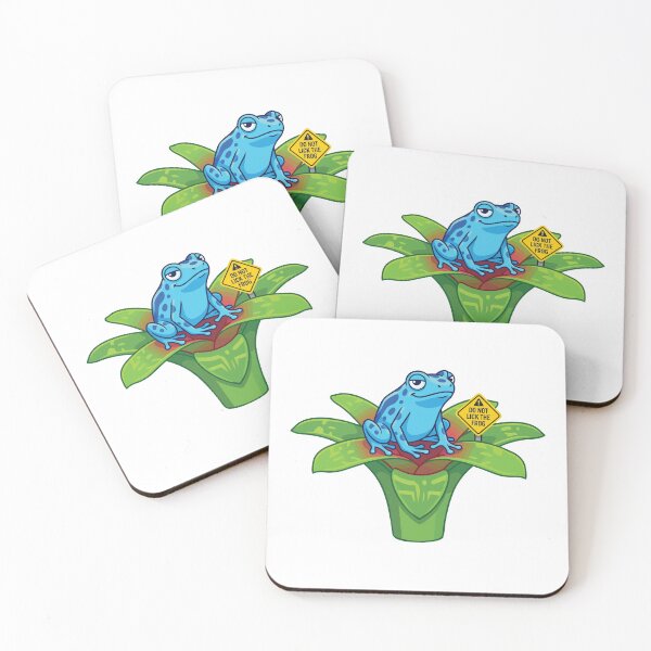 Item preview, Please Do Not Lick The Poison Dart Frog Warning designed and sold by Petzzz.