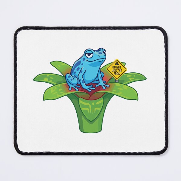 Item preview, Please Do Not Lick The Poison Dart Frog Warning designed and sold by Petzzz.