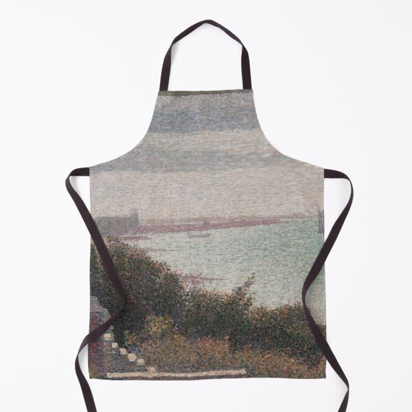 Item preview, Grandcamp Evening by Georges Seurat: Neo Impressionist Coastal Art Print designed and sold by artofuniverse.