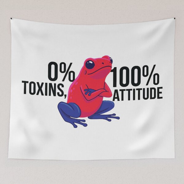 Item preview, Zero Toxins All Attitude Captive Poison Dart Frog designed and sold by Petzzz.